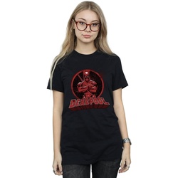 textil Mujer Camisetas manga larga Deadpool Arms Crossed Negro