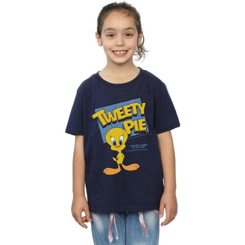 textil Niña Camisetas manga larga Dessins Animés Tweety Pie Azul
