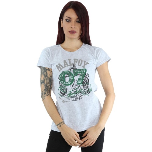 textil Mujer Camisetas manga larga Harry Potter Malfoy Gris