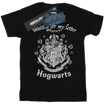 textil Niña Camisetas manga larga Harry Potter Waiting For My Letter Negro