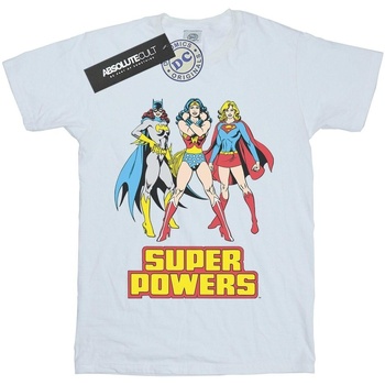 textil Niña Camisetas manga larga Dessins Animés Super Power Blanco