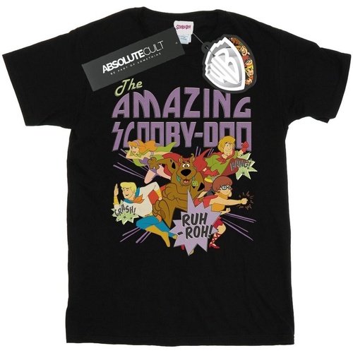 textil Niña Camisetas manga larga Scooby Doo The Amazing Scooby Negro