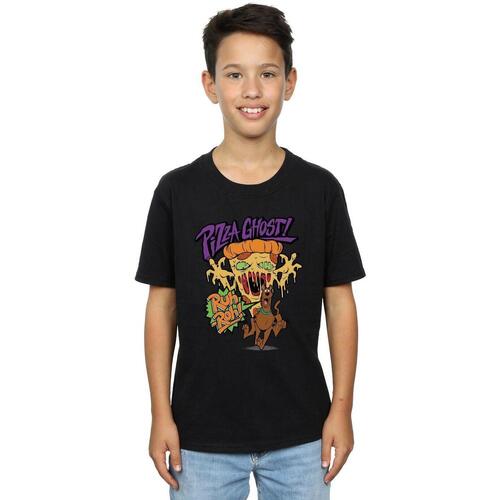 textil Niño Camisetas manga corta Scooby Doo Pizza Ghost Negro