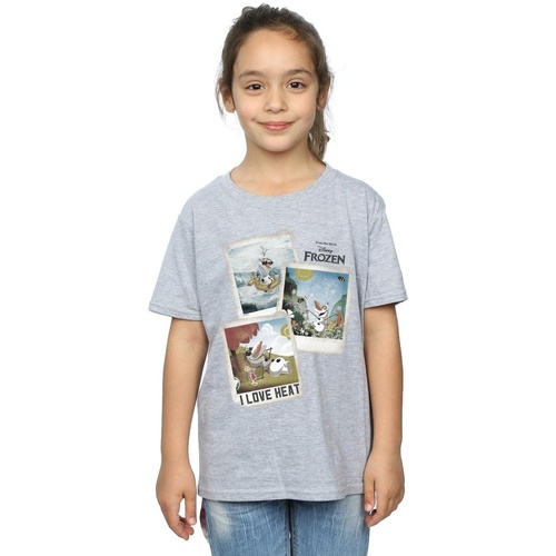 textil Niña Camisetas manga larga Disney BI1561 Gris