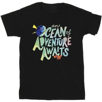 textil Niña Camisetas manga larga Finding Dory Ocean Adventure Negro
