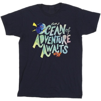 textil Niña Camisetas manga larga Finding Dory Ocean Adventure Azul