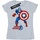 textil Mujer Camisetas manga larga Captain America The First Avenger Gris