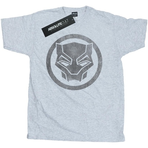 textil Hombre Camisetas manga larga Black Panther BI457 Gris