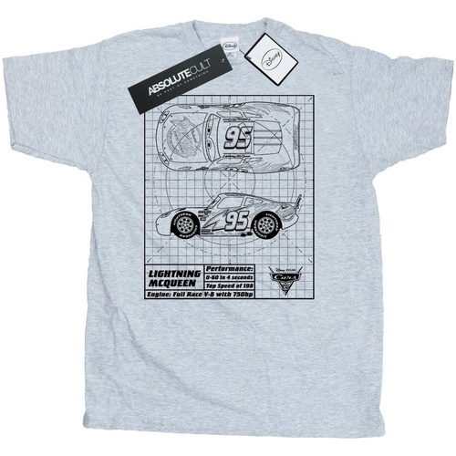 textil Hombre Camisetas manga larga Dessins Animés BI474 Gris