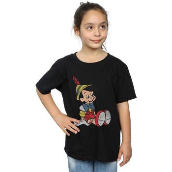 textil Niña Camisetas manga larga Pinocchio Classic Negro