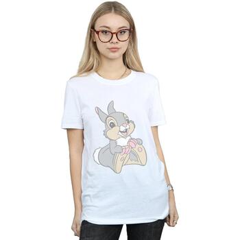 textil Mujer Camisetas manga larga Bambi  Blanco