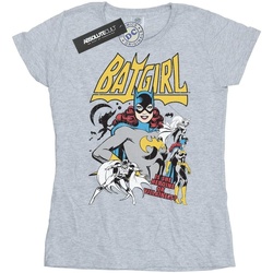 textil Mujer Camisetas manga larga Dc Comics Heroine Or Villainess Gris