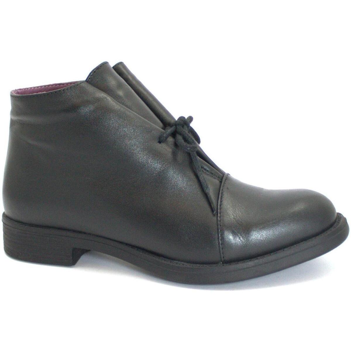 Zapatos Mujer Richelieu Bueno Shoes BUE-RRR-WZ7312-BL Negro