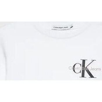 textil Niños Tops y Camisetas Calvin Klein Jeans IB0IB01457-YAF BRIGHY WHITE Blanco