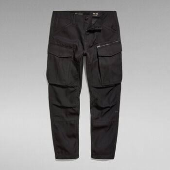 textil Hombre Pantalones G-Star Raw D02190 D410 - ROVIC ZIP 3D-6484 DK BLACK Negro
