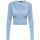 textil Mujer Tops y Camisetas Jjxx 15311084 MEDDI-CASHMERE BLUE Azul