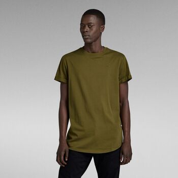 textil Hombre Tops y Camisetas G-Star Raw D16396 B353 LASH-C744 DARK OLIVE Verde
