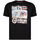 textil Hombre Camisetas manga corta Geographical Norway Camiseta de hombre Geo Norway JIAMI Negro