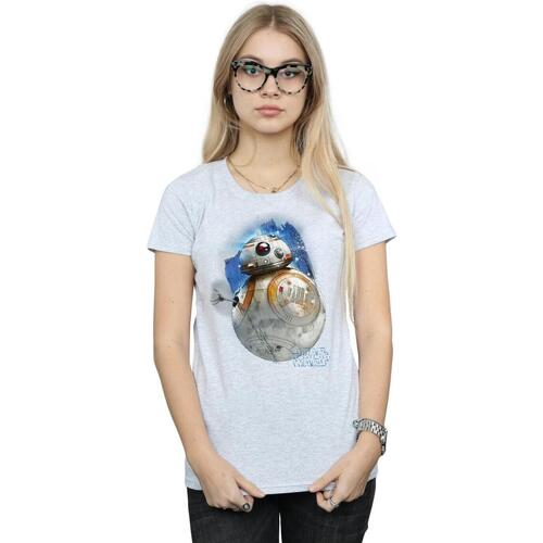 textil Mujer Camisetas manga larga Star Wars: The Last Jedi BI1061 Gris