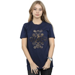 textil Mujer Camisetas manga larga Marvel  Azul