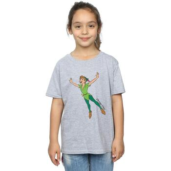 textil Niña Camisetas manga larga Peter Pan Classic Gris