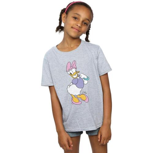 textil Niña Camisetas manga larga Disney Classic Gris