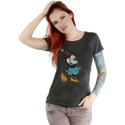 textil Mujer Camisetas manga larga Disney Classic Gris
