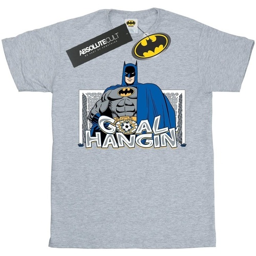 textil Hombre Camisetas manga larga Dc Comics Batman Football Goal Hangin' Gris