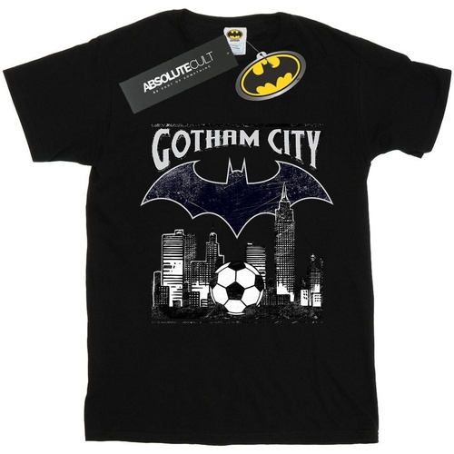textil Hombre Camisetas manga larga Dc Comics Batman Football Gotham City Negro
