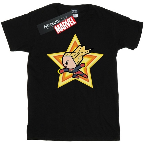 textil Niña Camisetas manga larga Captain Marvel BI1542 Negro
