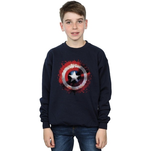 textil Niño Sudaderas Marvel Avengers Captain America Art Shield Azul