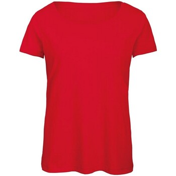 textil Mujer Camisetas manga larga B&c B121F Rojo