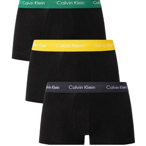 Ropa interior Hombre Calzoncillos Calvin Klein Jeans TRUNK 3PK LOW RISE  HOMBRE Negro