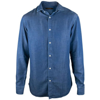 textil Hombre Camisas manga larga Moorer  Azul
