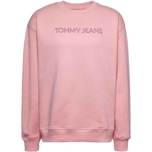 textil Mujer Sudaderas Tommy Jeans TJW RLX BOLD CLASSIC CREW EXT Rosa