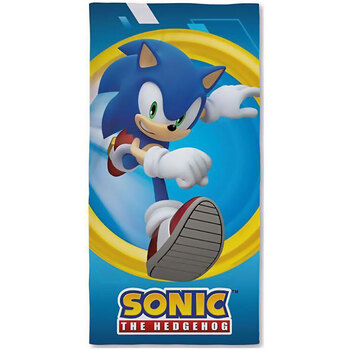 Casa Toalla y manopla de toalla Sonic The Hedgehog TA11221 Multicolor