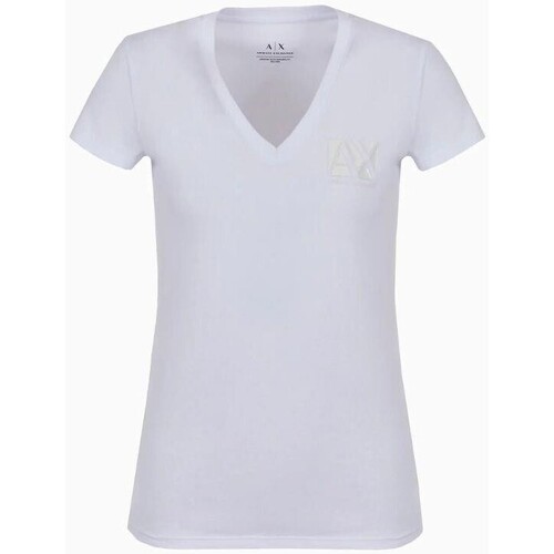 textil Mujer Tops y Camisetas EAX 3DYT03 YJ3RZ Blanco
