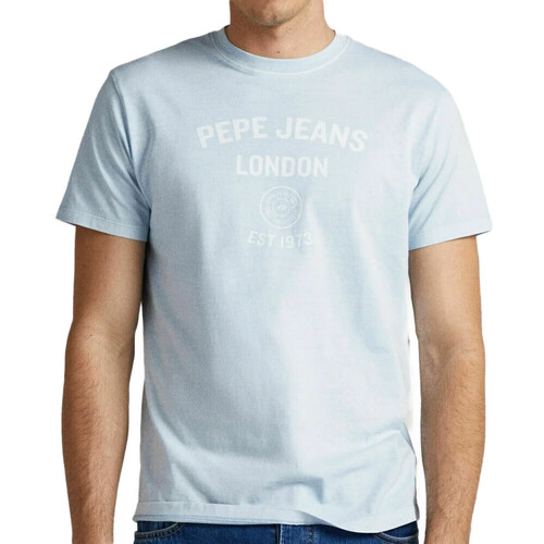 textil Hombre Camisetas manga corta Pepe jeans  Azul