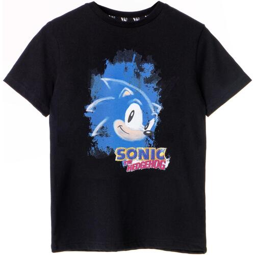 textil Niño Camisetas manga corta Sonic The Hedgehog NS7406 Negro