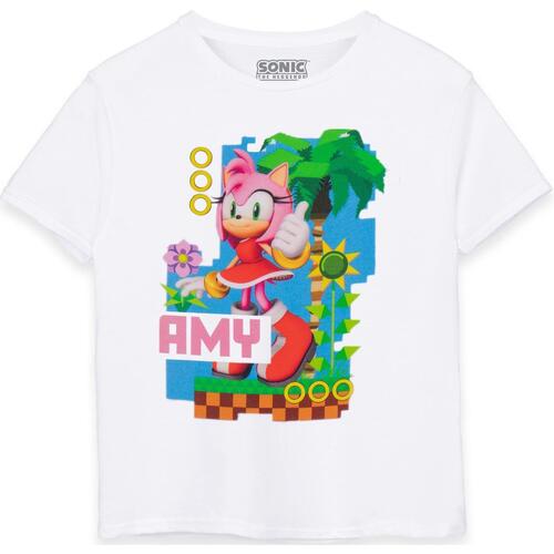 textil Niños Camisetas manga corta Sonic The Hedgehog NS7429 Blanco