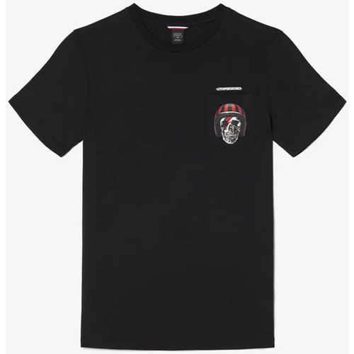 textil Hombre Tops y Camisetas Le Temps des Cerises Camiseta HOLT Negro