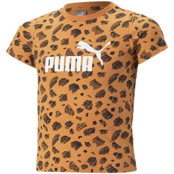 textil Niña Camisetas manga corta Puma  Naranja