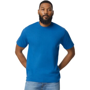 textil Camisetas manga larga Gildan 65000 Azul