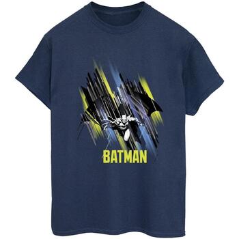 textil Mujer Camisetas manga larga Dc Comics Batman Flying Batman Azul