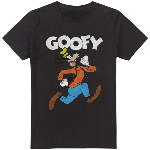 textil Hombre Camisetas manga larga Mickey Mouse And Friends Hey There Negro