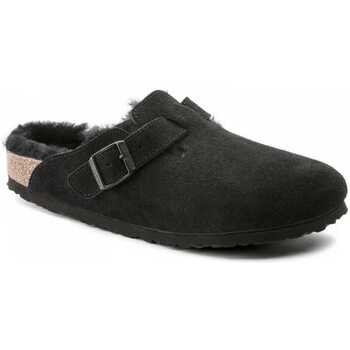 Zapatos Hombre Sandalias Birkenstock Boston vl shearling black Negro
