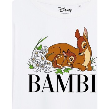 textil Mujer Camisetas manga larga Bambi TV2576 Blanco