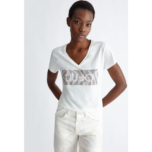 textil Mujer Tops y Camisetas Liu Jo WA4019 JS923-Q9994 Blanco