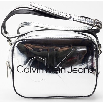 Bolsos Mujer Bandolera Calvin Klein Jeans Bolso  Sculpted Camera Bag18 Mono S plata Plata