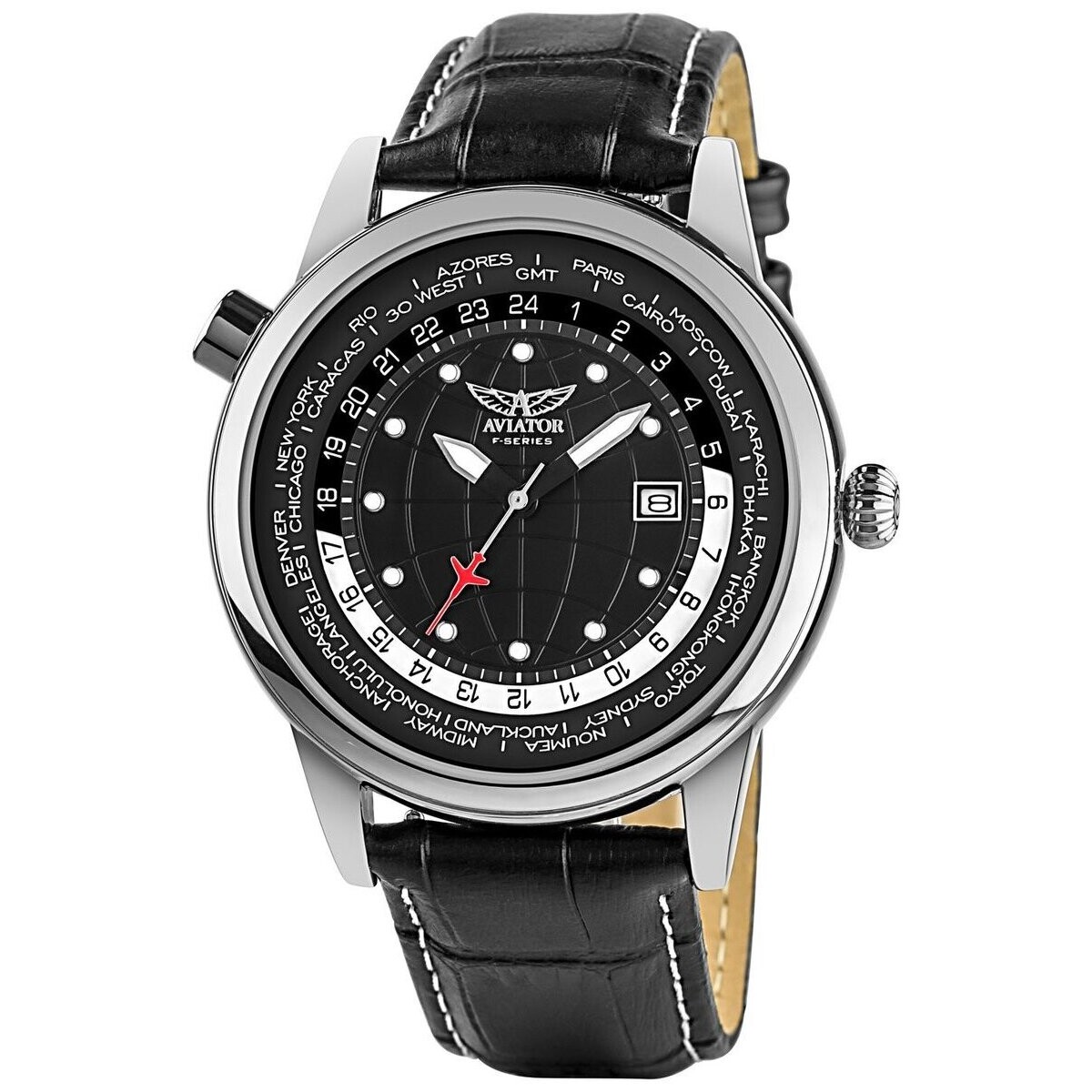 Relojes & Joyas Hombre Reloj Aviator F-Series AVW6975G354 Negro